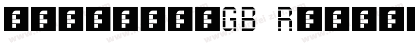 zhengyanGB Regular字体转换